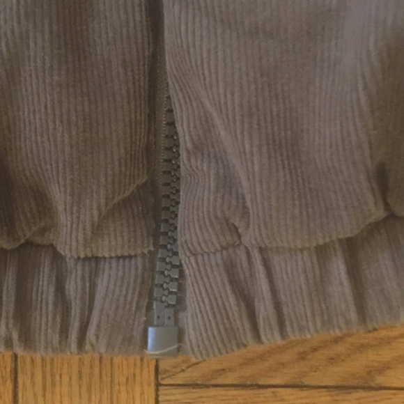 super cool corduroy puffer Jacket, bomber cut, brown/grey, xxl, relaxed fit , - Picture 8 of 8